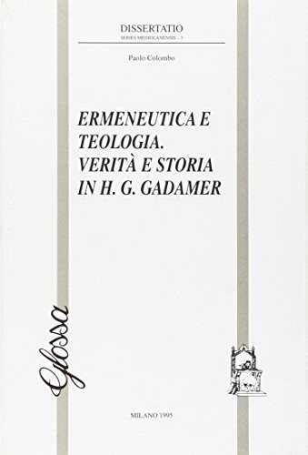 Couverture : Ermeneutica e teologia