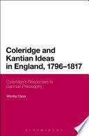 Couverture : Coleridge and Kantian Ideas in England, 1796-1817