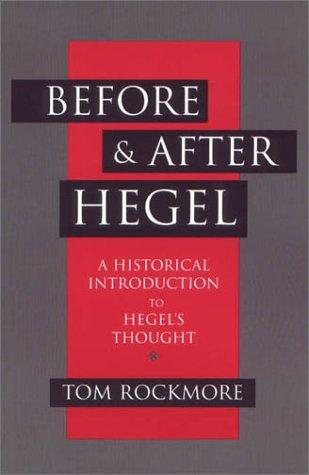 Couverture : Before and after Hegel