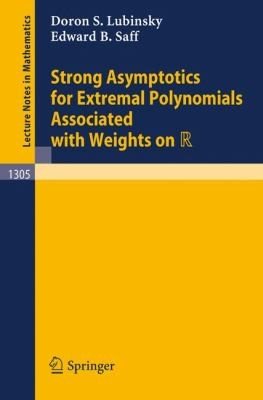 Couverture : Strong Asymptotics For Extremal Polynomials Associated With Weights On R