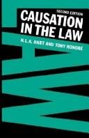 Couverture : Causation in the law