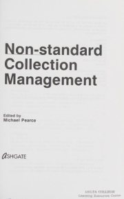 Couverture : Non-standard collection management