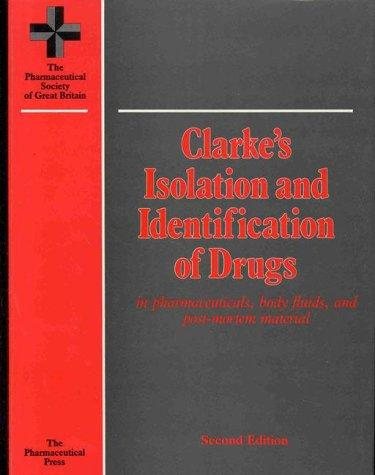 Couverture : Clarke's Isolation and Identification of Drugs