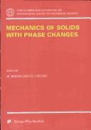 Couverture : Mechanics of Solids with Phase Changes (CISM International Centre for Mechanical Sciences)