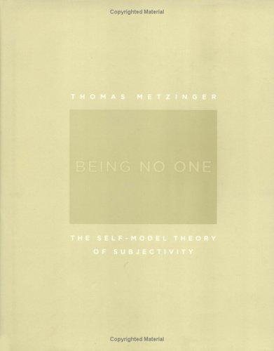 Couverture : Being no one