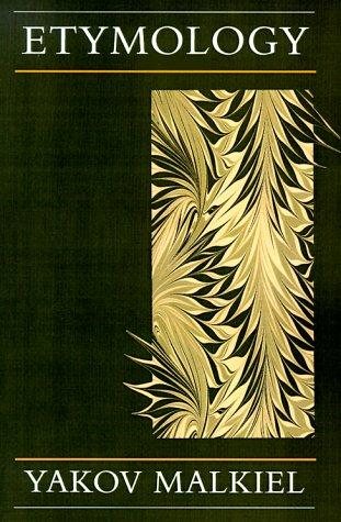 Couverture : Etymology