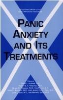Couverture : Panic anxiety and its treatments