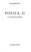 Couverture : La claridad desierta