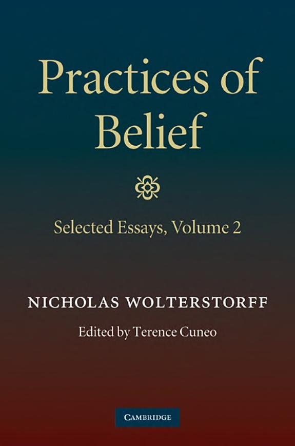 Couverture : Practices of belief
