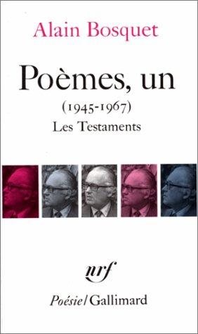 Couverture : Poèmes, un, 1945-1967