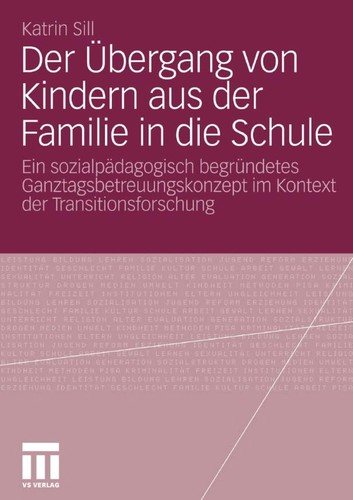 Couverture : Der U bergang von Kindern aus der Familie in die Schule