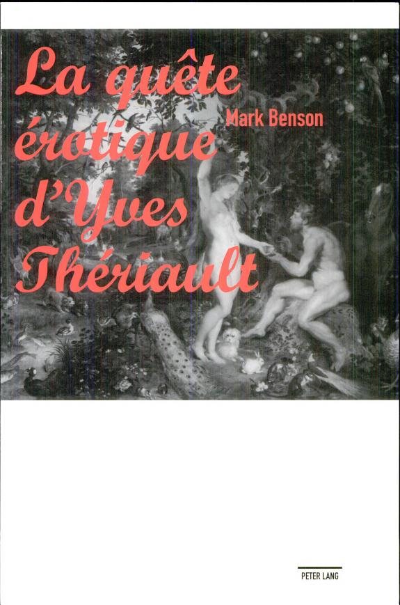 Couverture : La quête érotique d'Yves Thériault