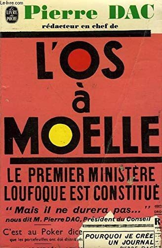 Couverture : L'os à moelle