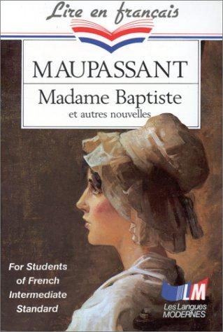 Couverture : Madame Baptiste et autres nouvelles