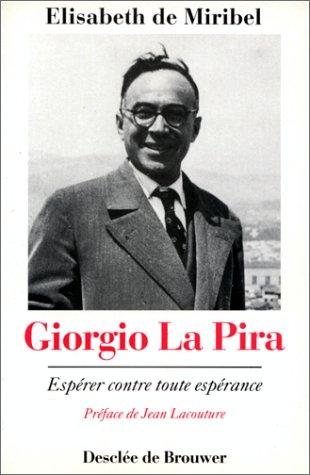 Couverture : Giorgio La Pira