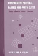 Couverture : Comparative political parties and party elites