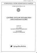 Couverture : Control of Flow Instabilities and Unsteady Flows (CISM International Centre for Mechanical Sciences)