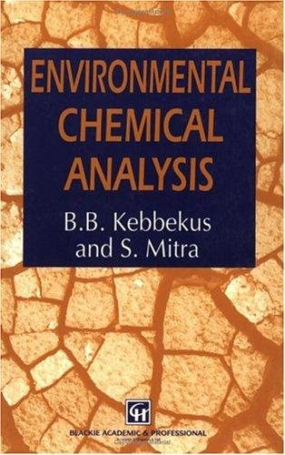 Couverture : Environmental chemical analysis