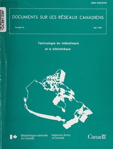 Couverture : Optical disk technology and the library.