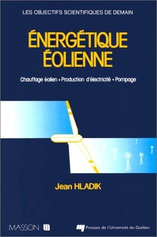 Couverture : Energétique éolienne
