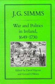 Couverture : War and politics in Ireland, 1649-1730
