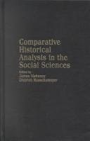 Couverture : Comparative historical analysis in the social sciences