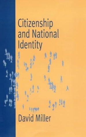 Couverture : Citizenship and National Identity