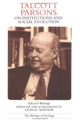 Couverture : Talcott Parsons on Institutions and Social Evolution