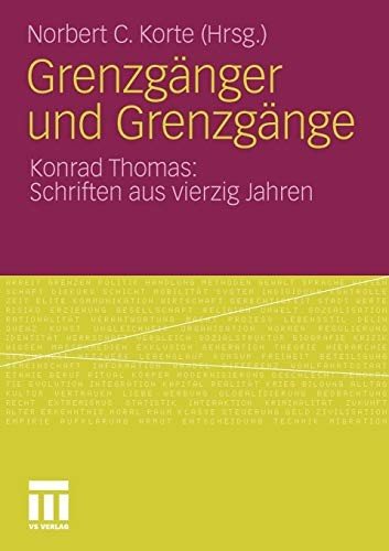 Couverture : Grenzgänger und Grenzgänge : Konrad Thomas