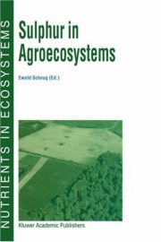 Couverture : Sulphur in agroecosystems