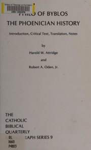 Couverture : The Phoenician history