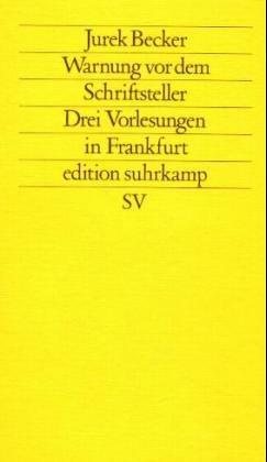 Couverture : Warnung vor dem Schriftsteller