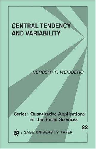 Couverture : Central tendency and variability