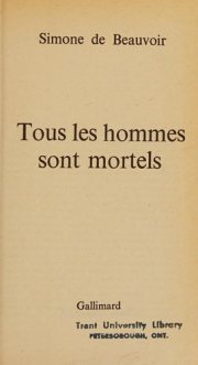 Couverture : Tous les hommes sont mortels