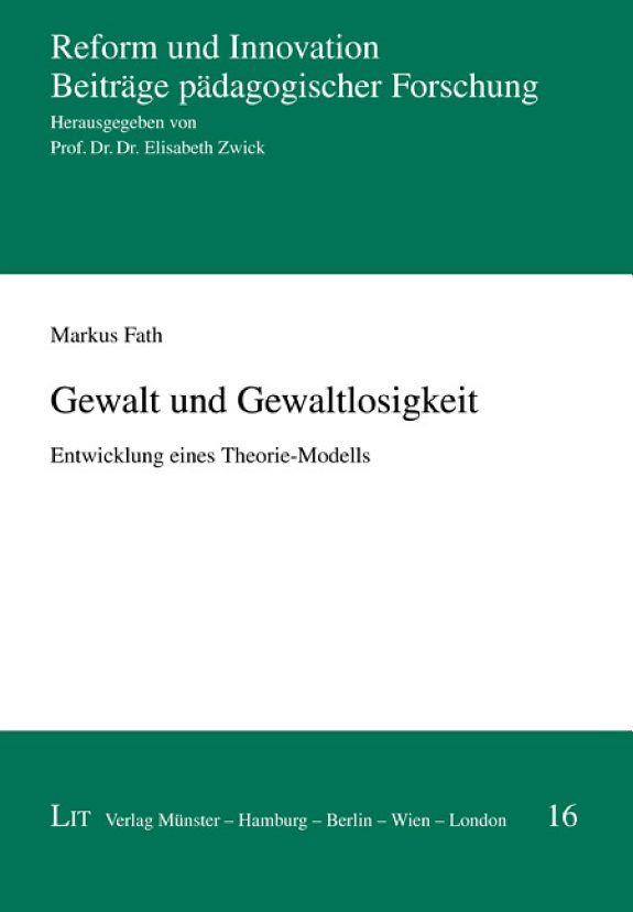 Couverture : Gewalt und Gewaltlosigkeit
