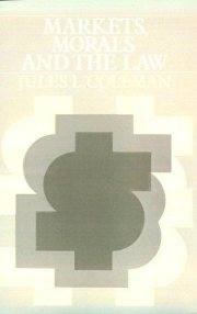 Couverture : Markets, morals, and the law