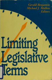 Couverture : Limiting legislative terms