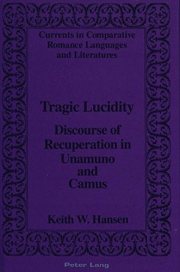 Couverture : Tragic lucidity