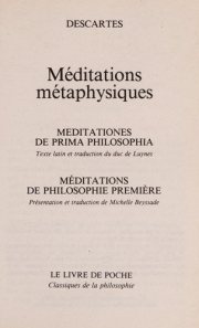 Couverture : Méditations métaphysiques