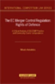 Couverture : The Ec Merger Control Regulation