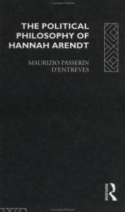 Couverture : The political philosophy of Hannah Arendt