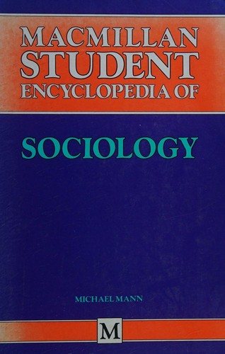 Couverture : Macmillan Student Encyclopedia of Sociology