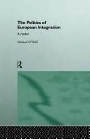 Couverture : The Politics of European Integration