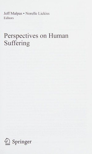 Couverture : Perspectives on Human Suffering