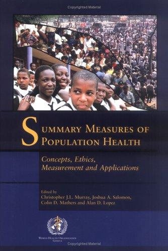 Couverture : Summary Measures of Population Health