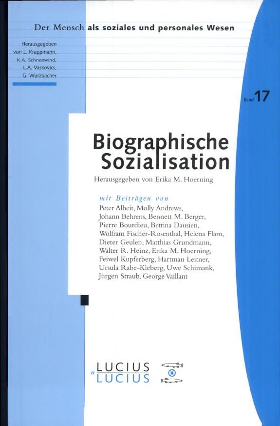 Couverture : Biographische Sozialisation