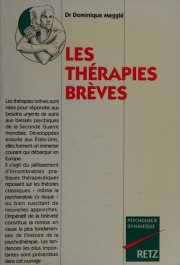 Couverture : Les thérapies brèves