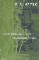 Couverture : Individualism and economic order