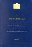 Couverture : A Survey of Palestine