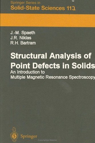 Couverture : Structural analysis of point defects in solids